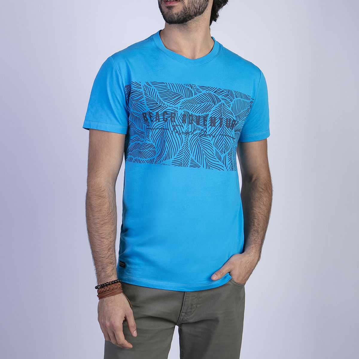 FEROUCH - Polera Montana Azul Ferouch