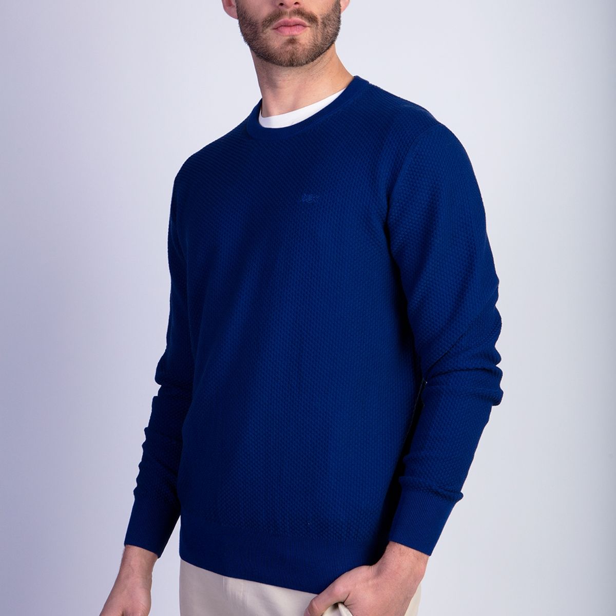 NEW MAN - Sweater Panto Azul New Man