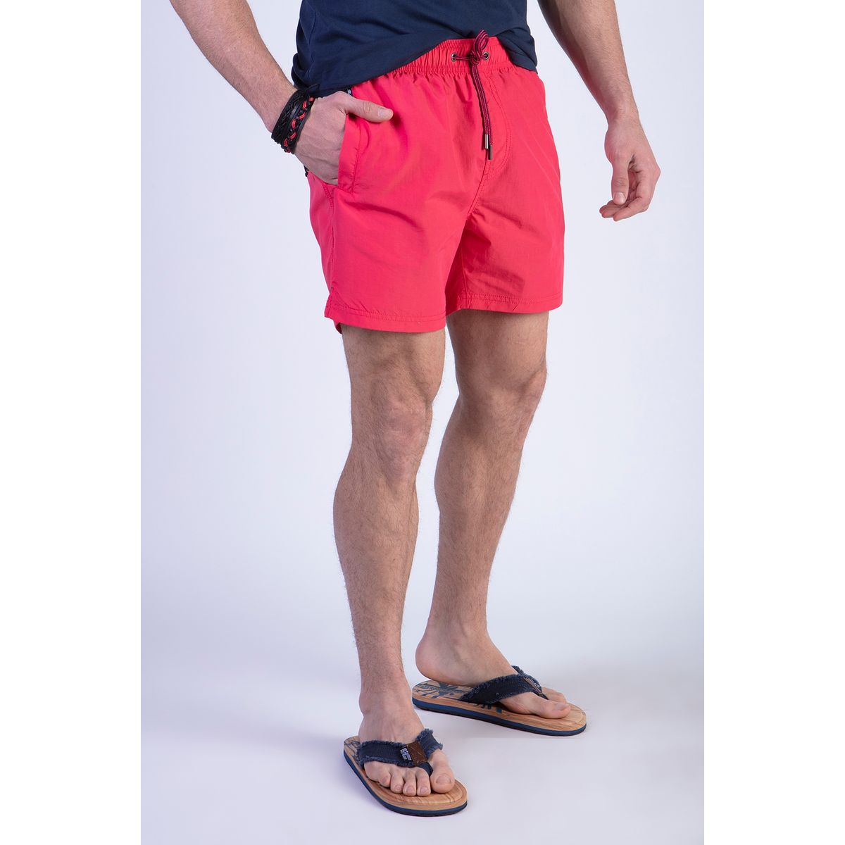 FEROUCH - Traje De Bano Basico Rojo Ferouch