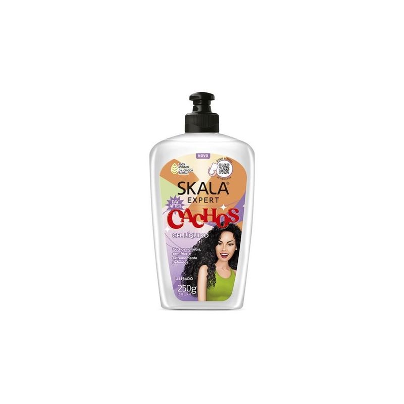 SKALA - Gel Skala Liquido Mais Cachos 250ml Define Antifrizz Brillo Hidrata
