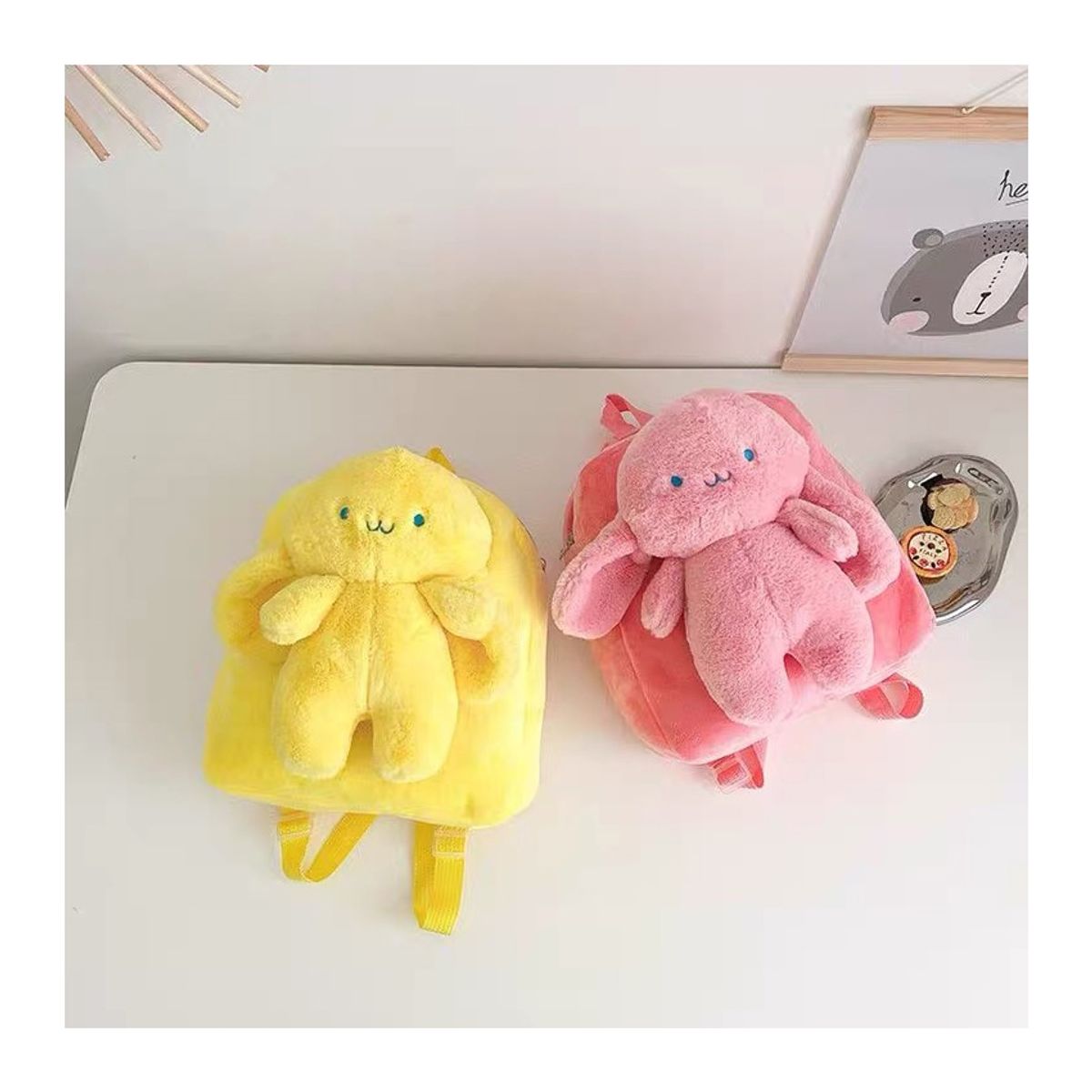 GENERICO - Mini Mochila Peluche Forma De Conejo Para Niña Hermosa