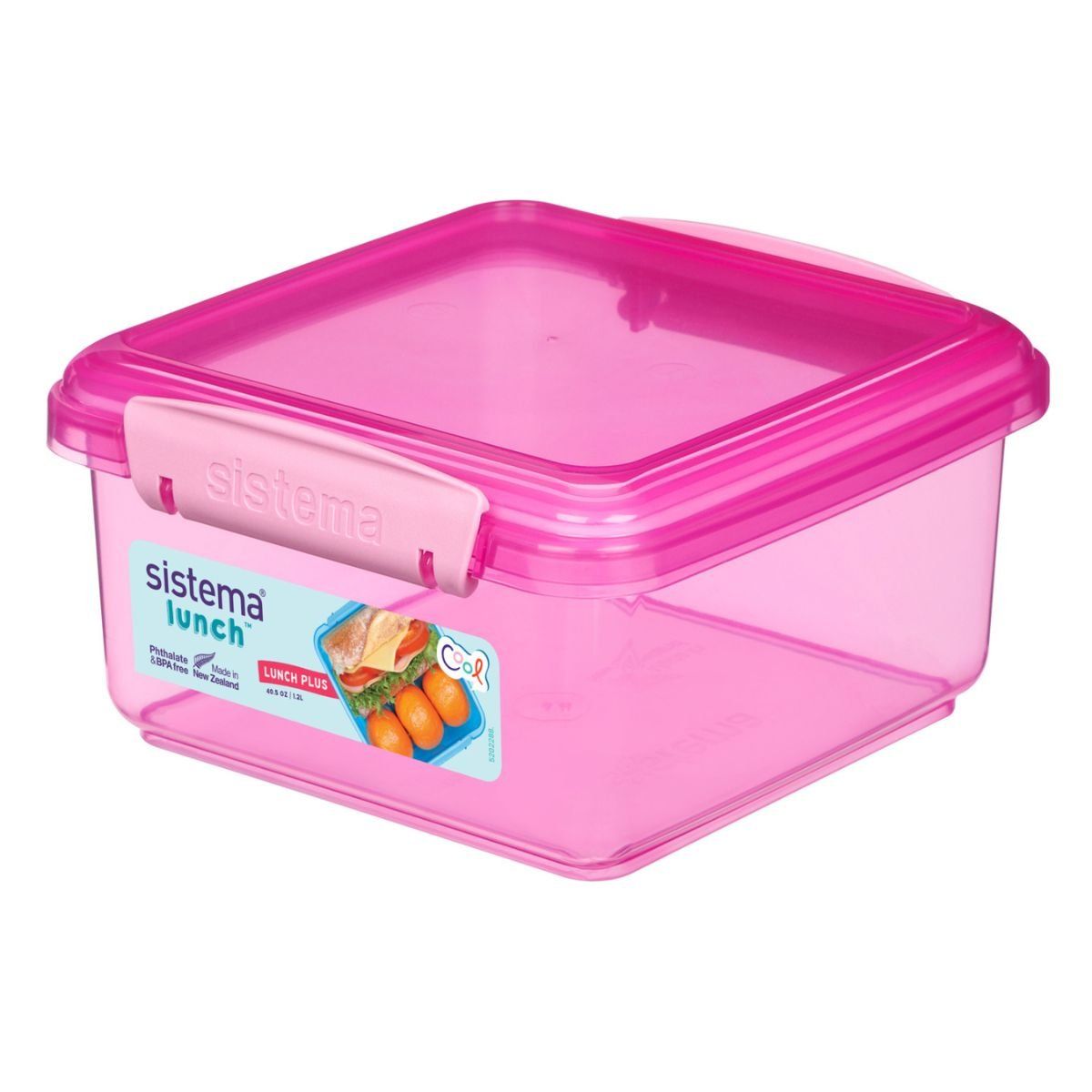 SISTEMA - Pack 4 Tapers Almuerzo Sistema Colores Surtidos 1.2 Litros