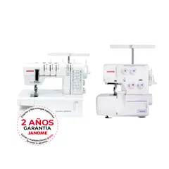 JANOME - Combo máquina colleretera 2000CPX y overlock 8002D