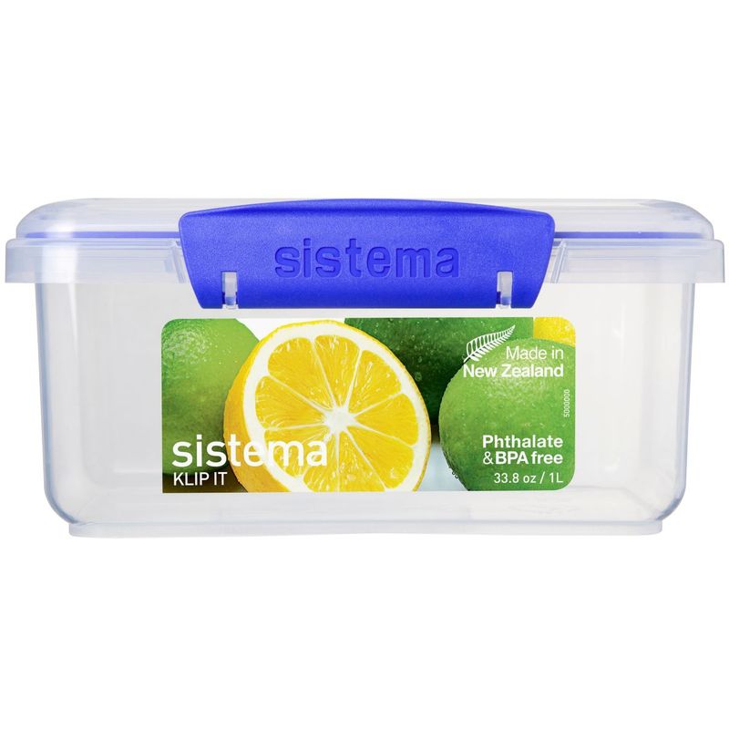 SISTEMA - Pack 6 Tapers Rectangulares Sistema Azul 1 Litro