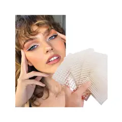 GENERICO - Pack 3 Stickers Strass Pegatina Adhesivas Perlas Faciales.