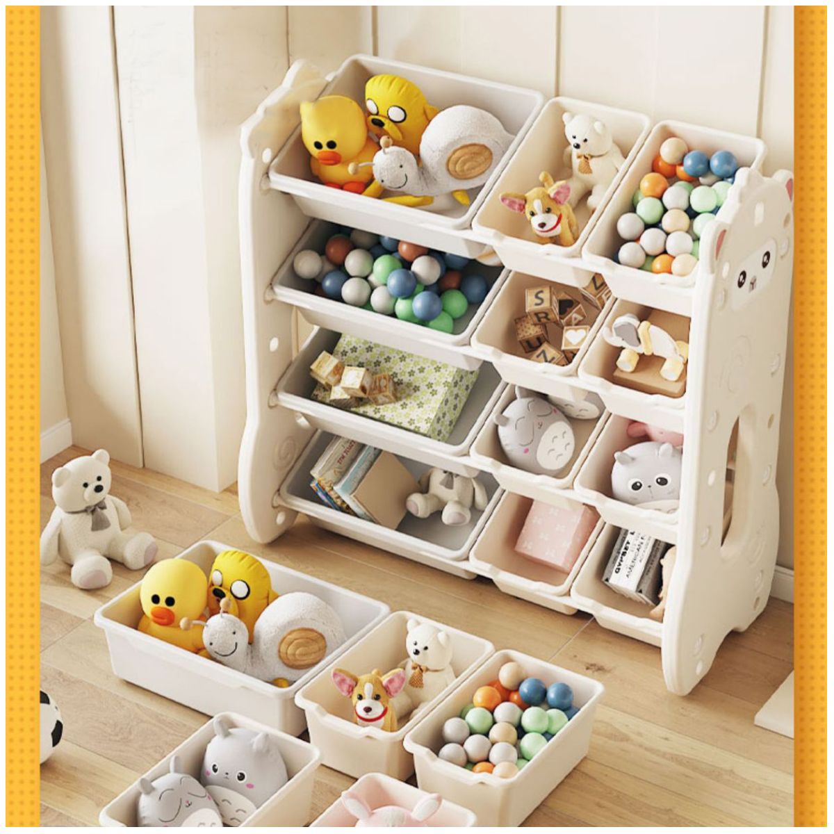 TOOIS - Estante Organizador Almacenamiento Juguetes Niños