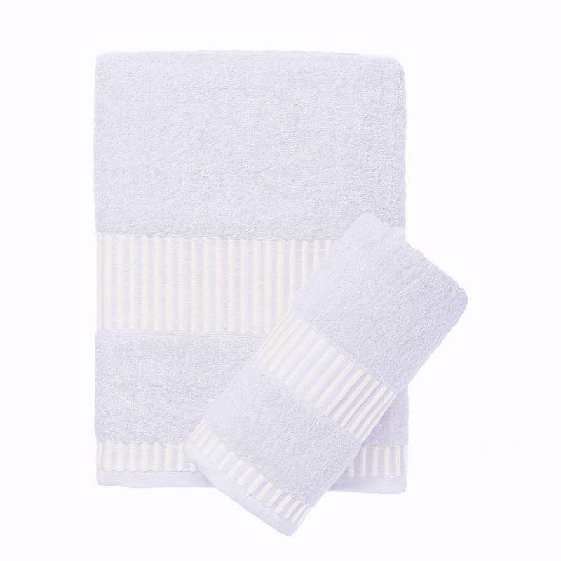 MASHINI - Set 2 Toallas Egyptia 460 grs Blanco