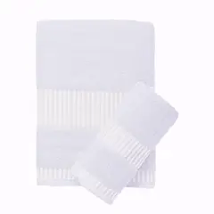MASHINI - Set 2 Toallas Egyptia 460 grs Blanco