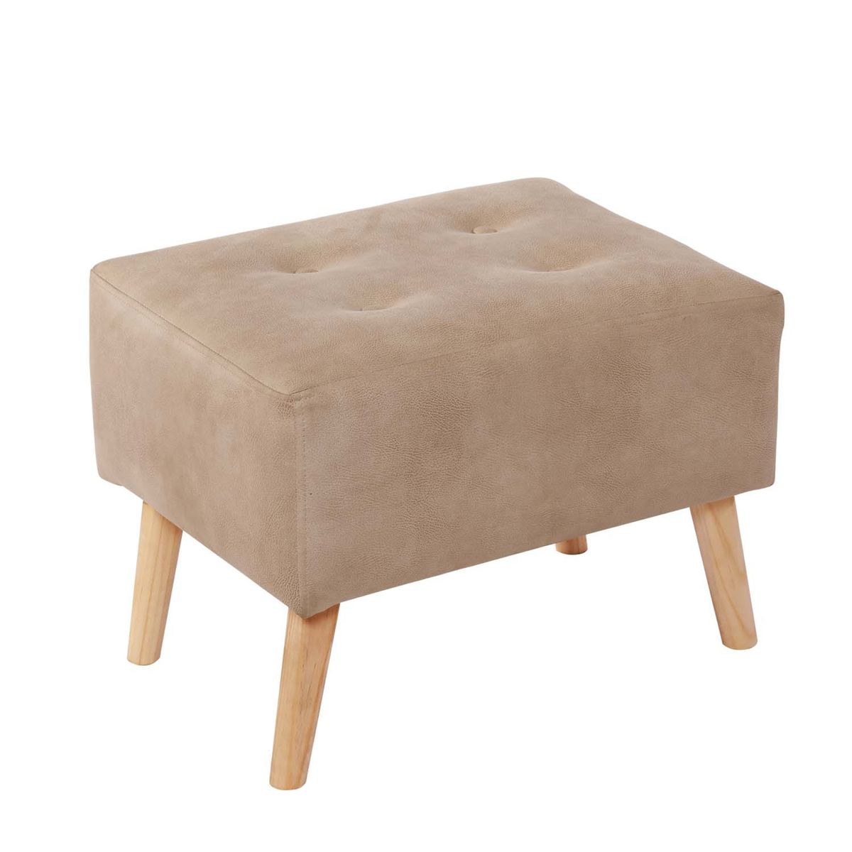 LATAM HOME - Puff Latam Home Niza Kentucky Beige 45x60x45 cm