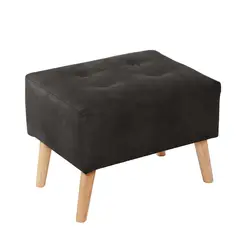 LATAM HOME - Pouf Niza Cuero Kentucky Negro.