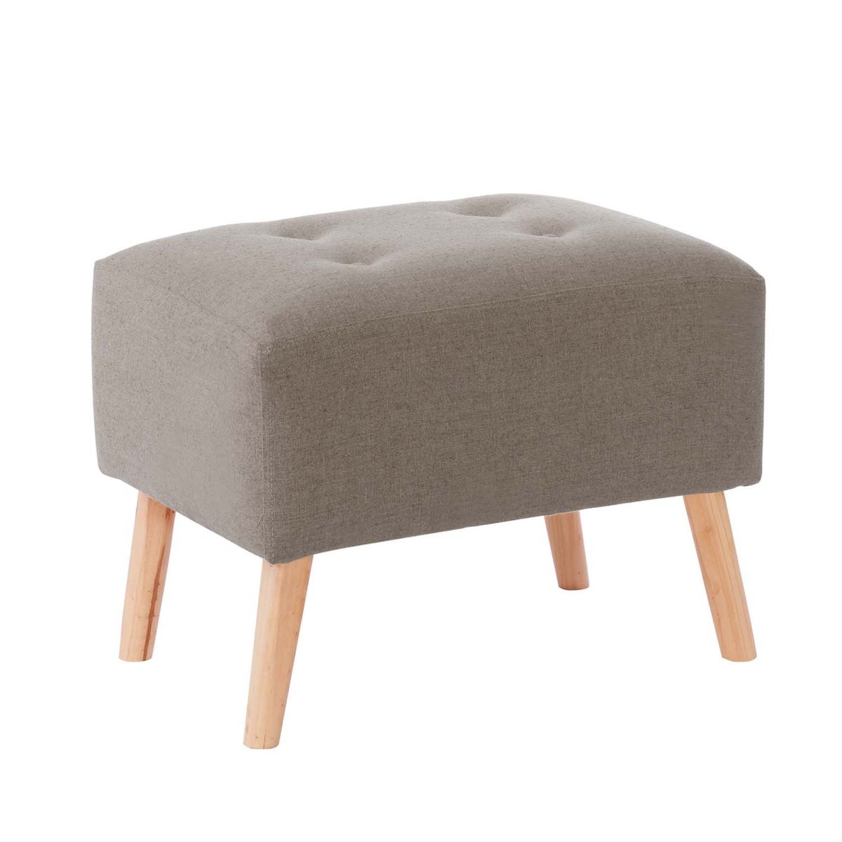 LATAM HOME - POUF NIZA LINO GRIS CLARO