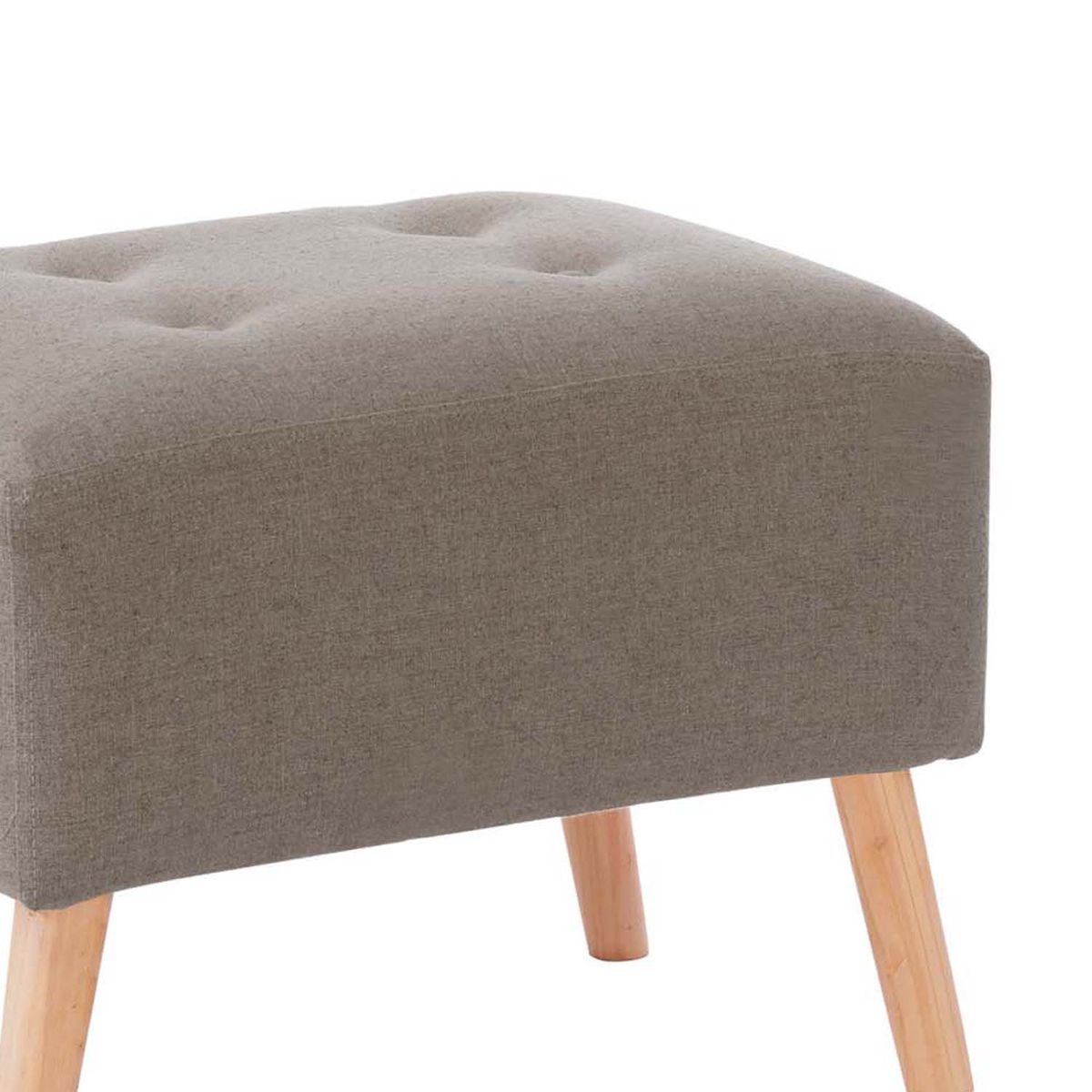 LATAM HOME - POUF NIZA LINO GRIS CLARO