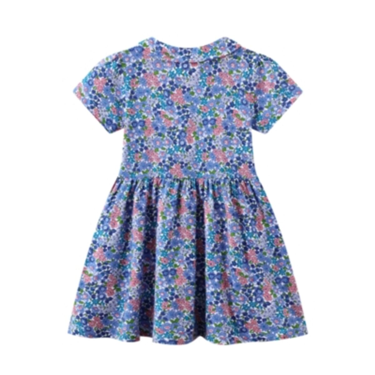 JUMP KIDS - Vestido Manga Corta Niña Flores Azules Jump Kids