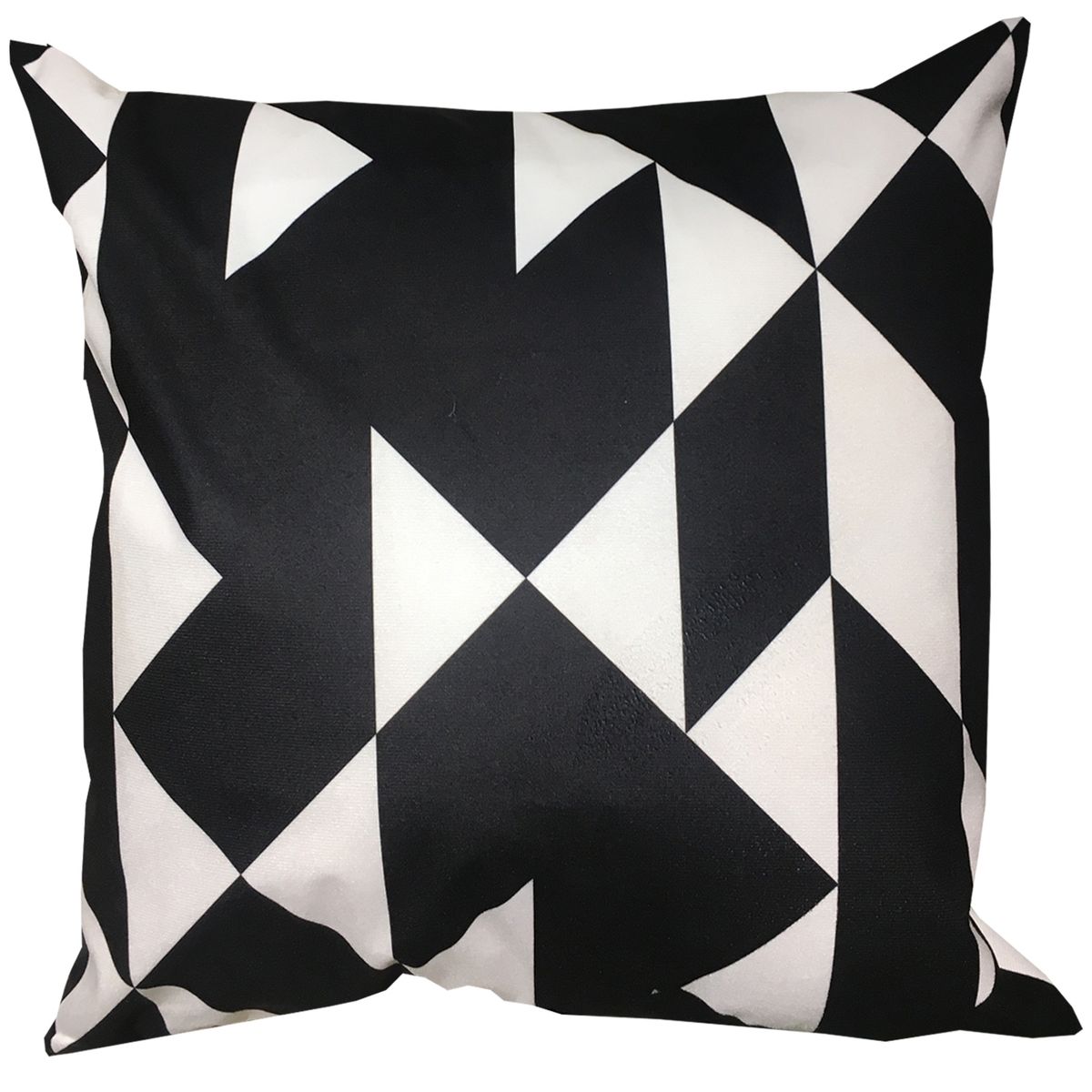 LIVING MARKET - Cojín Triángulos 45x45 Negro Living Market