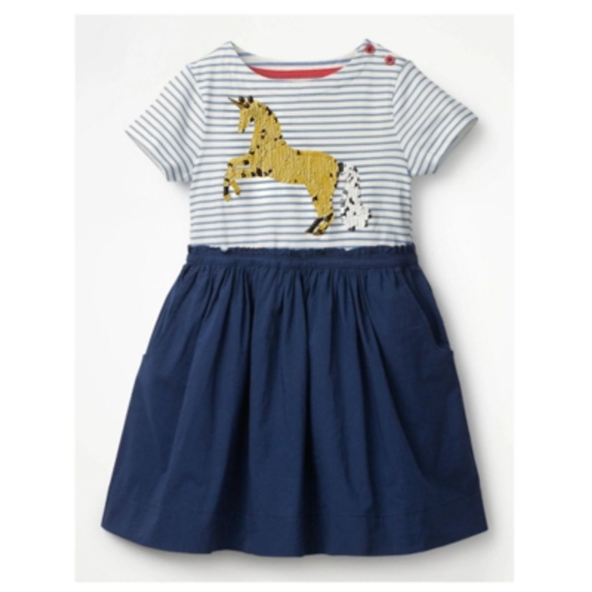 JUMP KIDS - Vestido Manga Corta Niña Falda Unicornio Jump Kids
