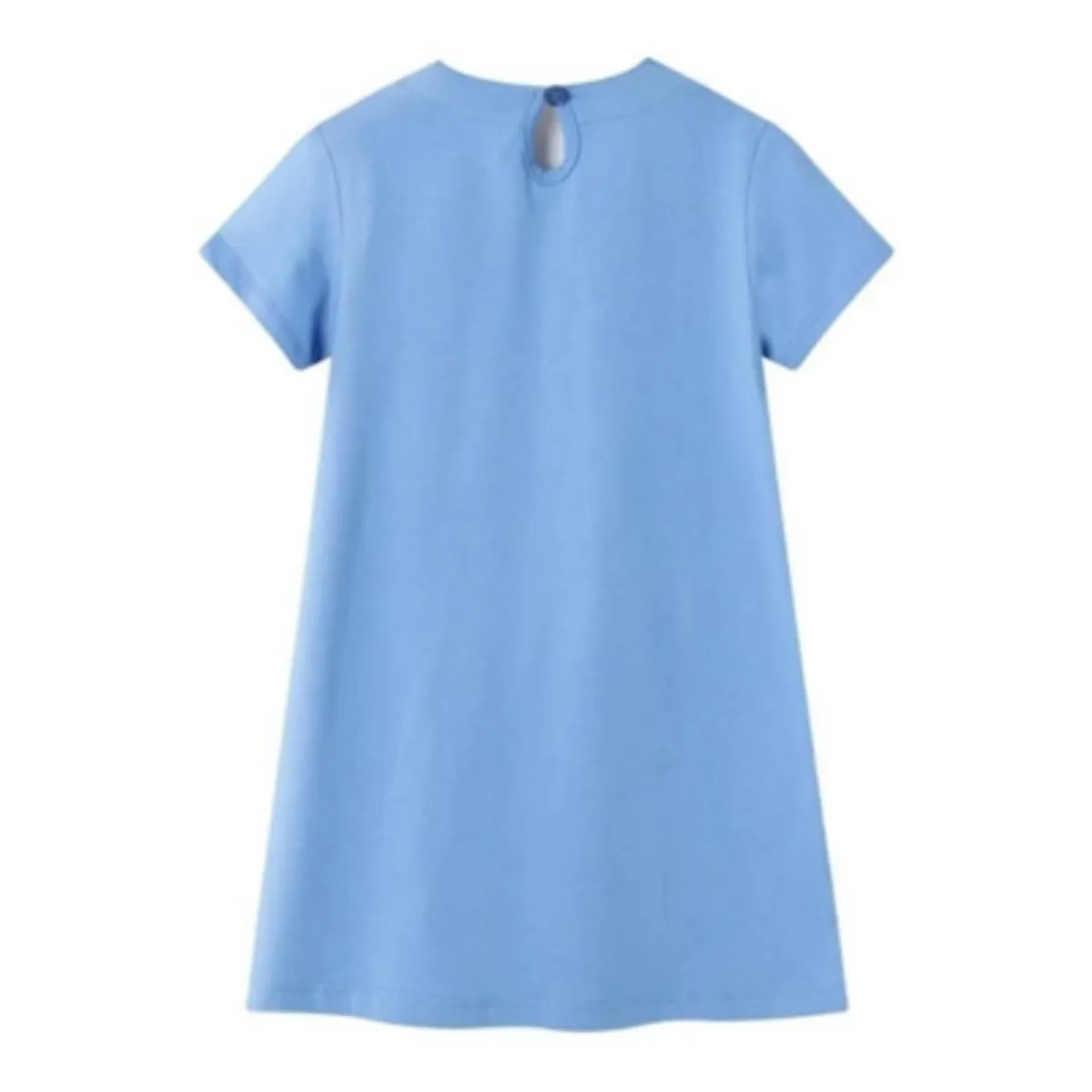 JUMP KIDS - Vestido Manga Corta Niña Sirena Celeste Jump Kids