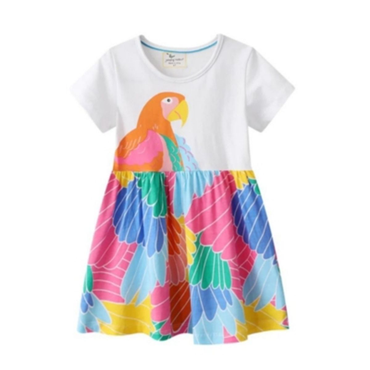 JUMP KIDS - Vestido Manga Corta Niña Loro Jump Kids