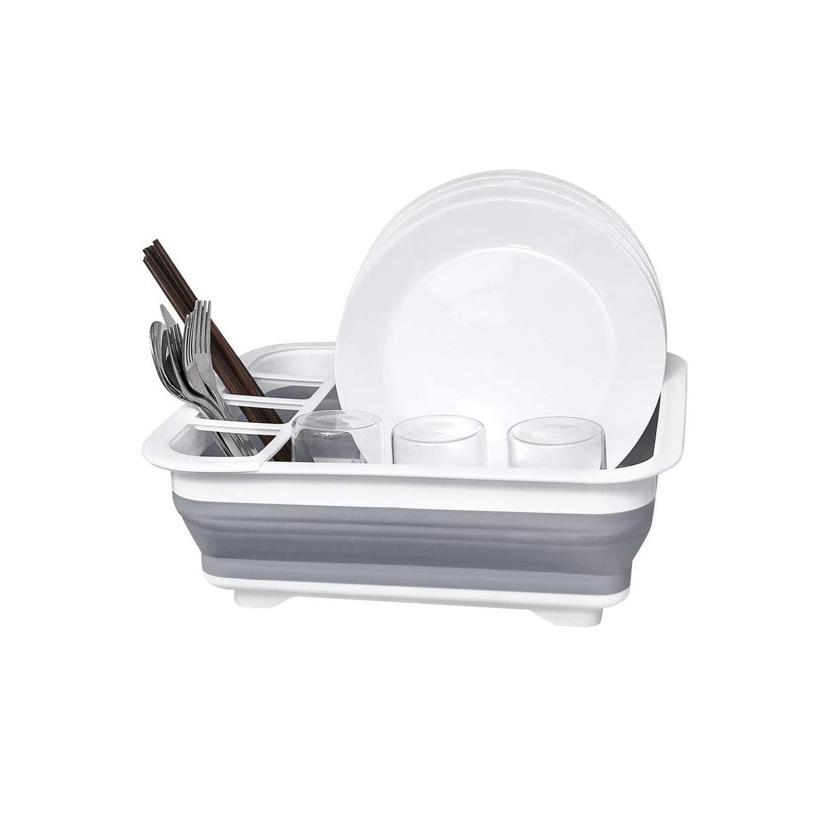 GENERICO - Secaplatos Y Cubiertos Escurridor Plegable Para Cocina - SC