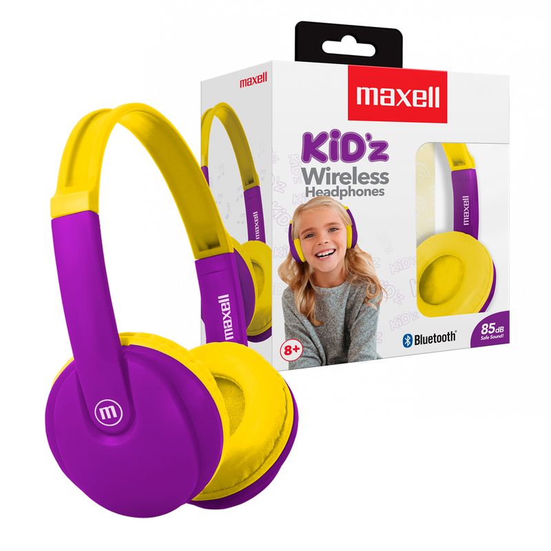 MAXELL - Audifonos Bluetooth KIDz HP-BT350 85 dB Maxell Manos Libres