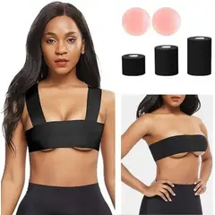 PARTYGLOBOS - Cinta Modeladora Sostén Y Levanta Senos - Negro