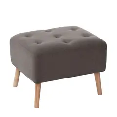 LATAM HOME - POUF LYON LINO GRIS OSCURO