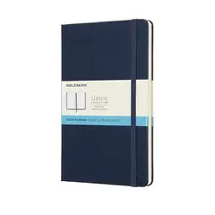 MOLESKINE - Libreta Clásica Tapa Dura grande Azul Zafiro de puntos