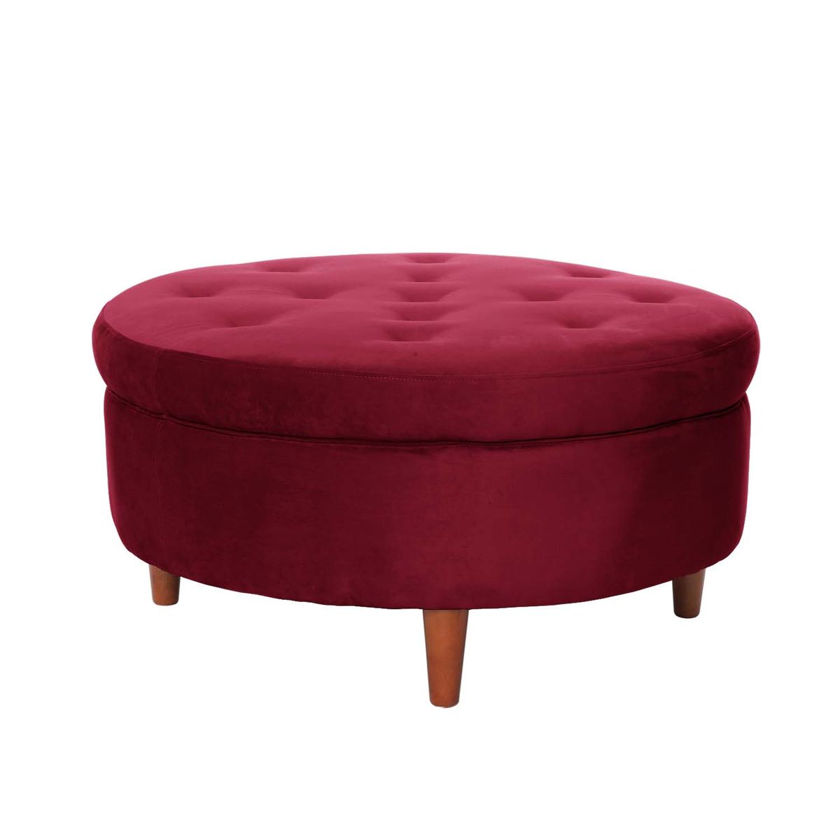 LATAM HOME - POUF PARIS TELA VELVET BURDEO