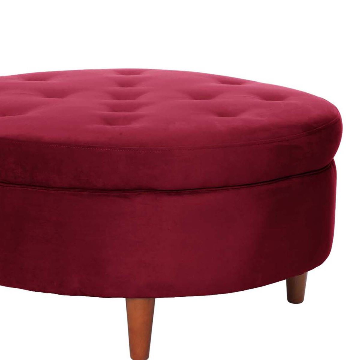 LATAM HOME - POUF PARIS TELA VELVET BURDEO