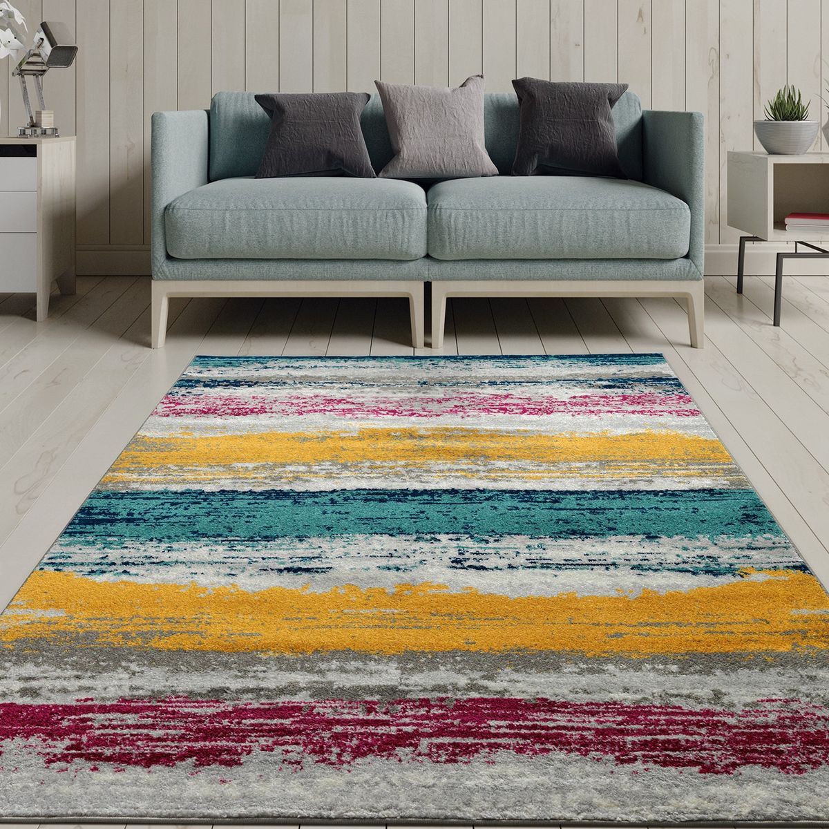 MODA ALFOMBRAS - Alfombra Florida Rosada 240 X 305 Cm