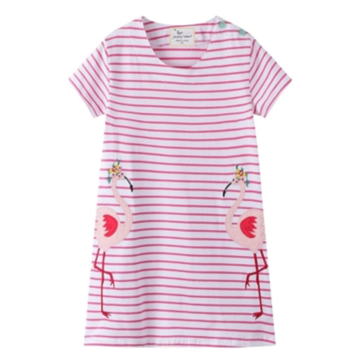 JUMP KIDS - Vestido Manga Corta Niña Flamenco Jump Kids