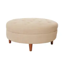 LATAM HOME - POUF PARIS LINO NATURAL