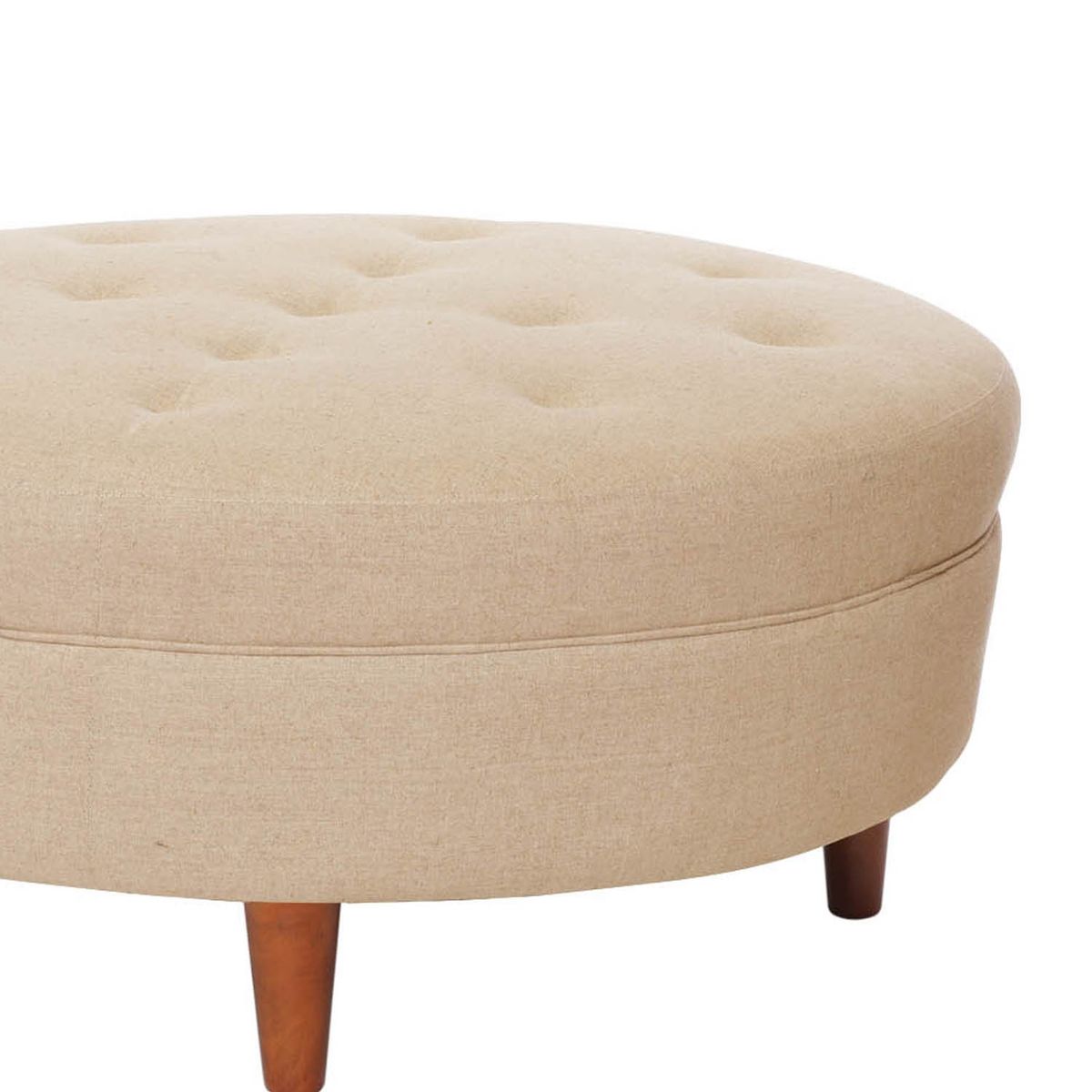 LATAM HOME - Pouf Paris Lino Natural