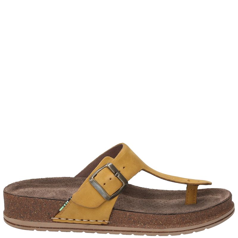 ROCKFORD - Sandalia Cuero Mujer Salvario Amarillo ROCKFORD