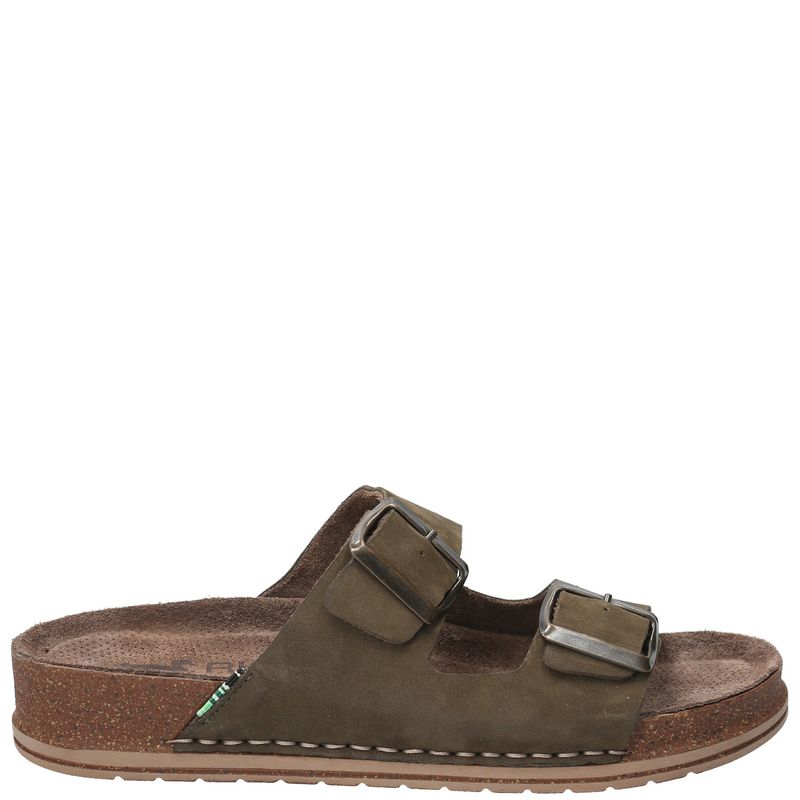 ROCKFORD - Sandalia Cuero Mujer Rosine Verde ROCKFORD