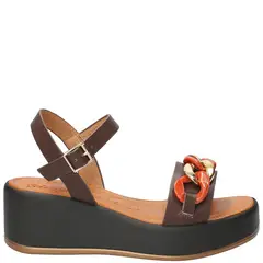 ROCKFORD - Sandalia Mujer Madda Café Oscuro