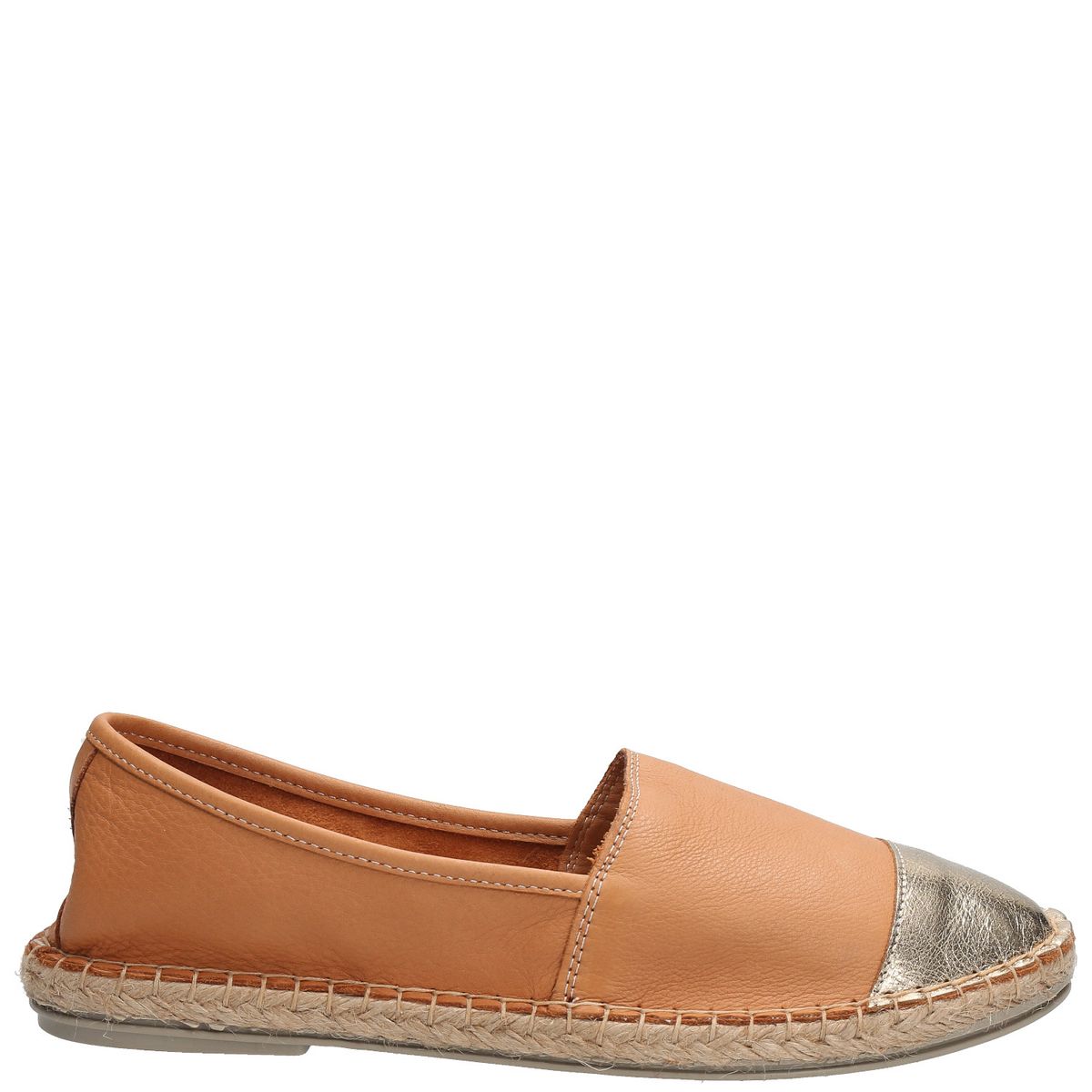 ROCKFORD - Alpargata Cuero Mujer Lucia Café ROCKFORD