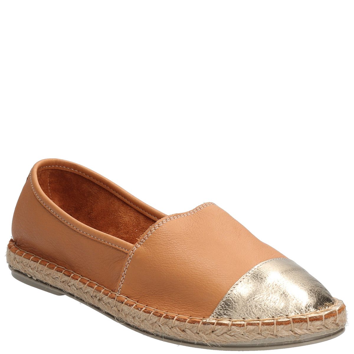 ROCKFORD - Alpargata Cuero Mujer Lucia Café ROCKFORD