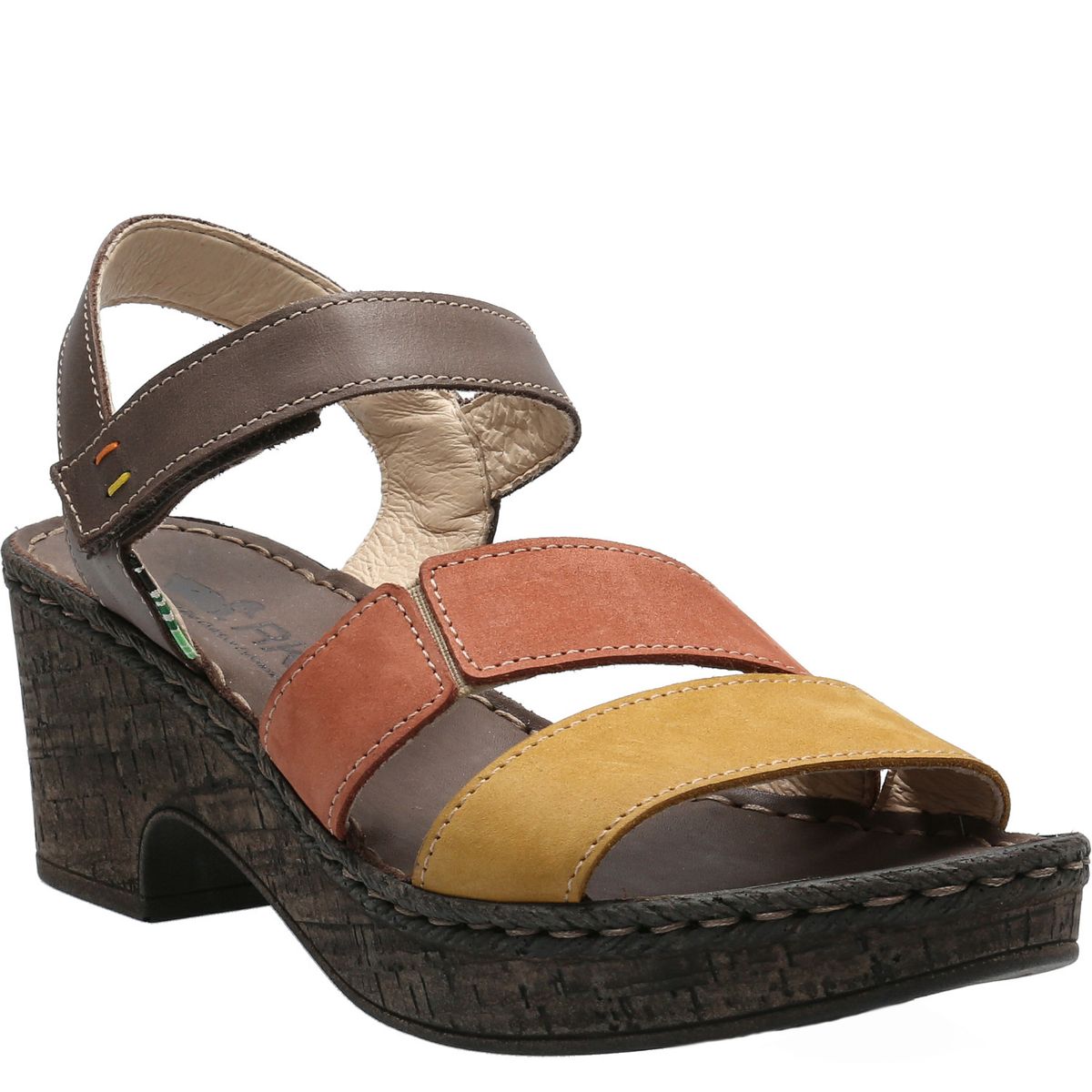 ROCKFORD - Sandalia Cuero Mujer Whitehaven Café ROCKFORD