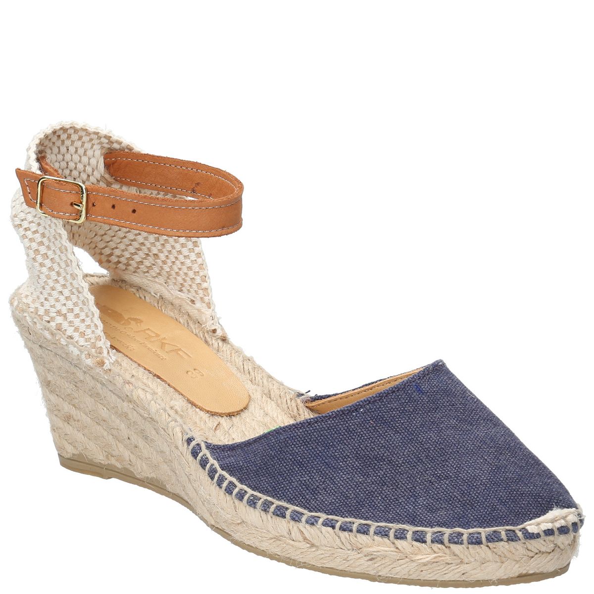 ROCKFORD - Alpargata Algodón Orgánico Mujer Monforte Azul ROCKFORD