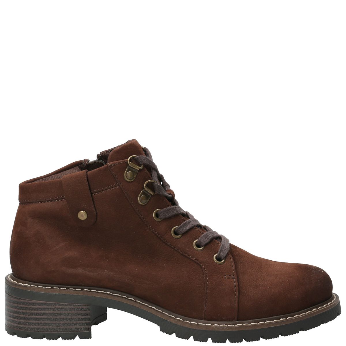 ROCKFORD - Botín Cuero Mujer Woodland Café Oscuro ROCKFORD