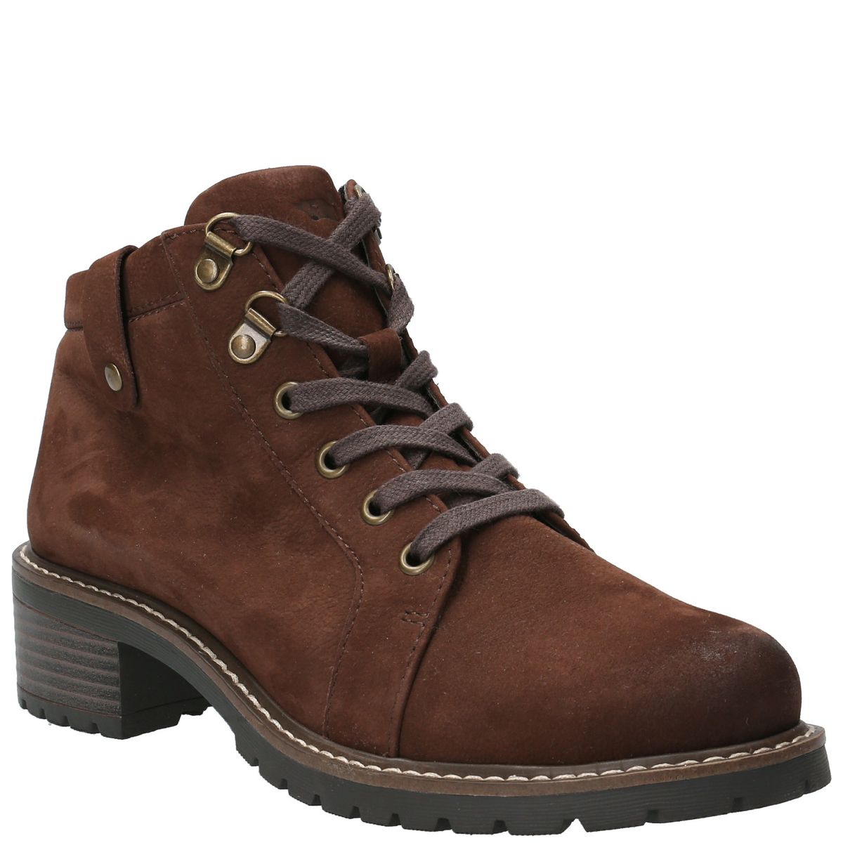 ROCKFORD - Botín Cuero Mujer Woodland Café Oscuro ROCKFORD