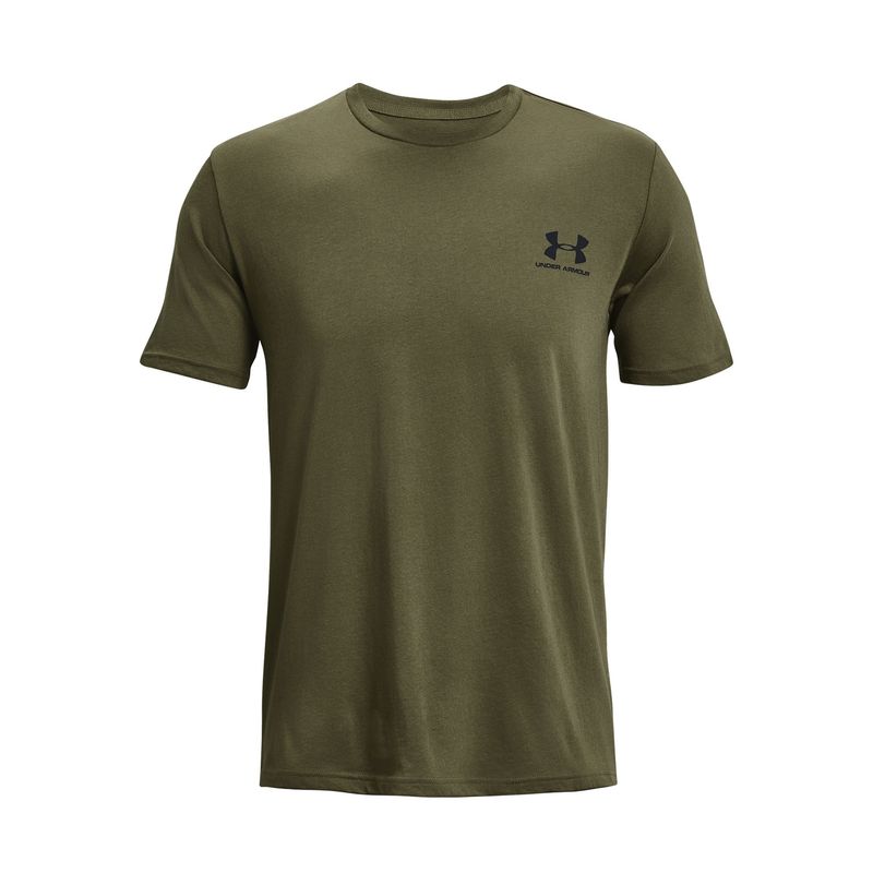 UNDER ARMOUR - Polera Training Sportstyle Lc Verde Hombre UNDER ARMOUR.-