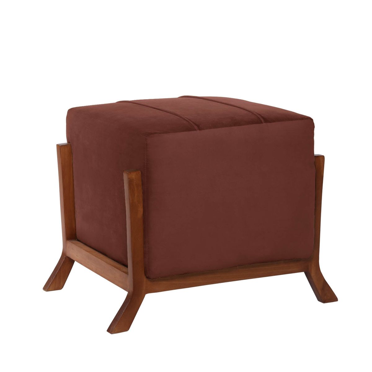 LATAM HOME - Pouf Marsella Tela Velvet Chocolate