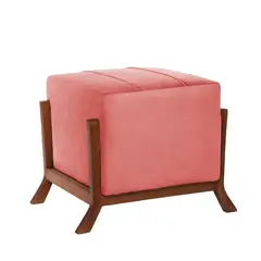 LATAM HOME - POUF MARSELLA TELA VELVET PALO ROSA