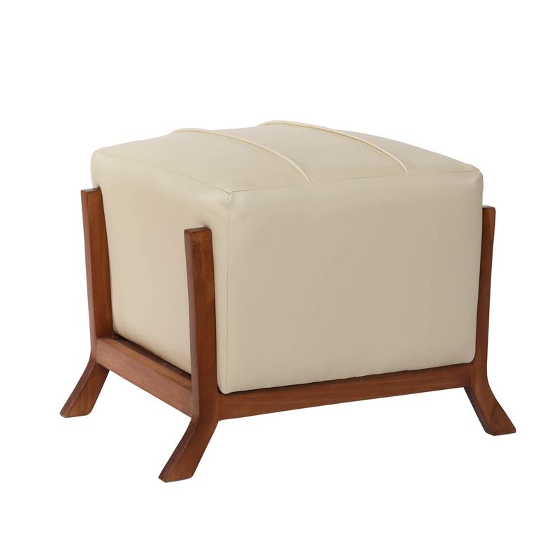 LATAM HOME - POUF MARSELLA PU BEIGE