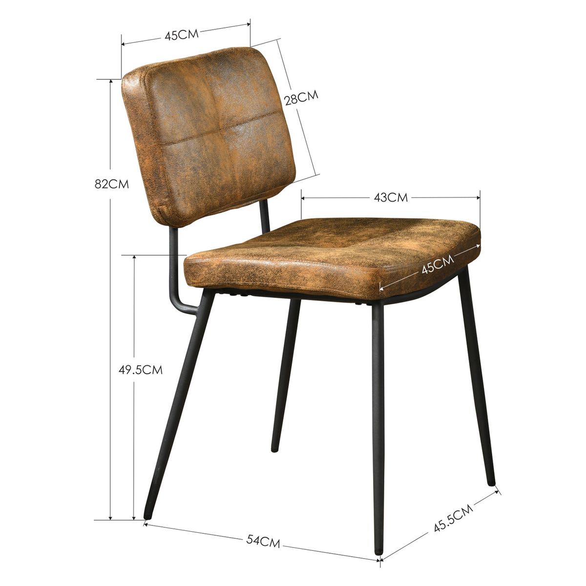 NOVAHUS - Pack 2 Silla Comedor Karomi