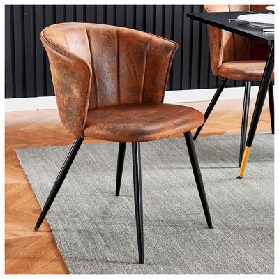 Imagen 2 del producto Pack 2 Silla comedor Doncic Café