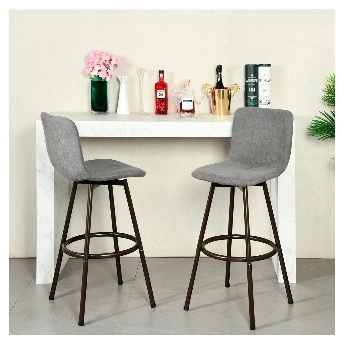 NOVAHUS - Pack 2 Piso de Bar Brickman