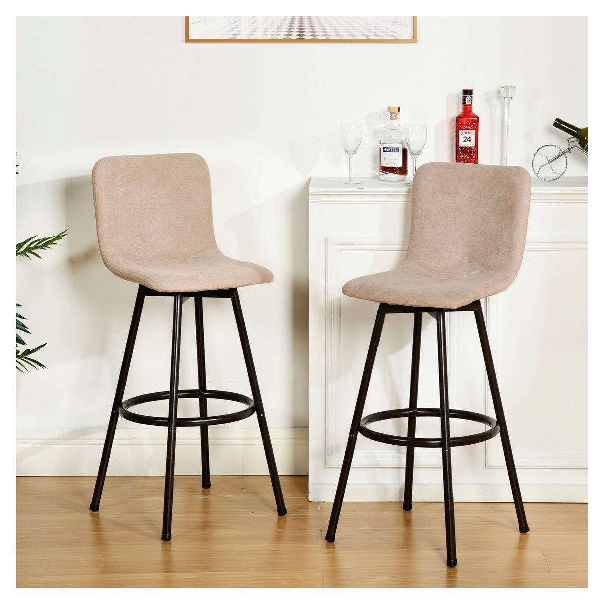 NOVAHUS - Pack 2 Piso de Bar Brickman Beige