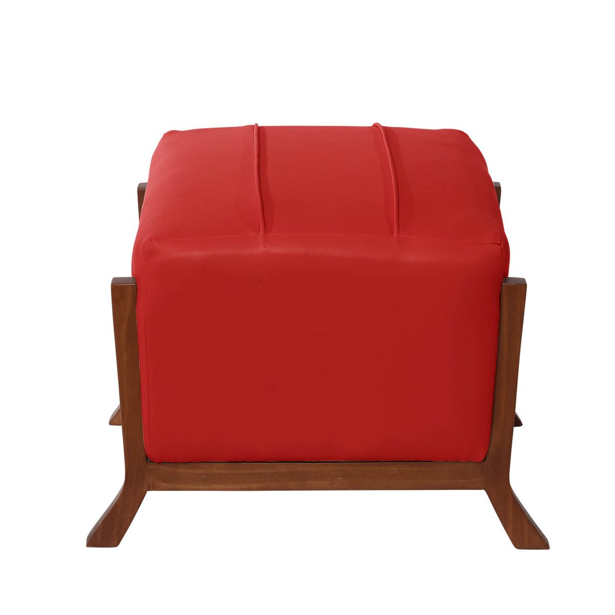 LATAM HOME - Pouf Marsella PU Rojo